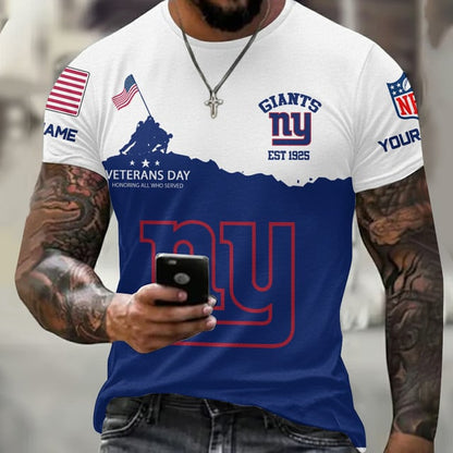 LIMITED EDITION - NEW CUSTOMIZED NFL32 NY GIANTS UNISEX T-SHIRT, SWEATSHIRT, HOODIE & ZIP HOODIE