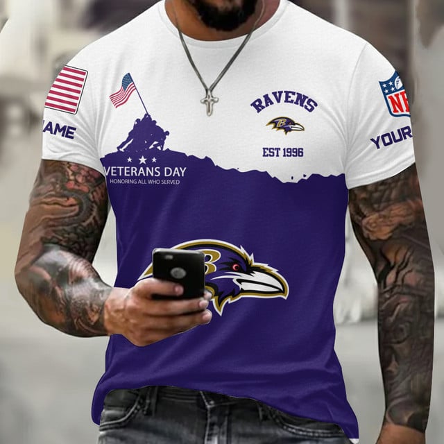 LIMITED EDITION - NEW CUSTOMIZED NFL28 BT RAVENS UNISEX T-SHIRT, SWEATSHIRT, HOODIE & ZIP HOODIE