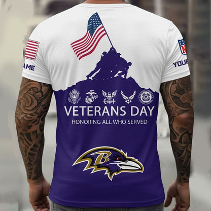 LIMITED EDITION - NEW CUSTOMIZED NFL28 BT RAVENS UNISEX T-SHIRT, SWEATSHIRT, HOODIE & ZIP HOODIE