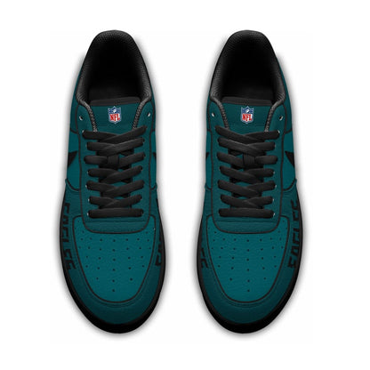 LIMITED EDITION - NEW CUSTOMIZED NFL02 PPE PP EAGLESAF1 SNEAKERS