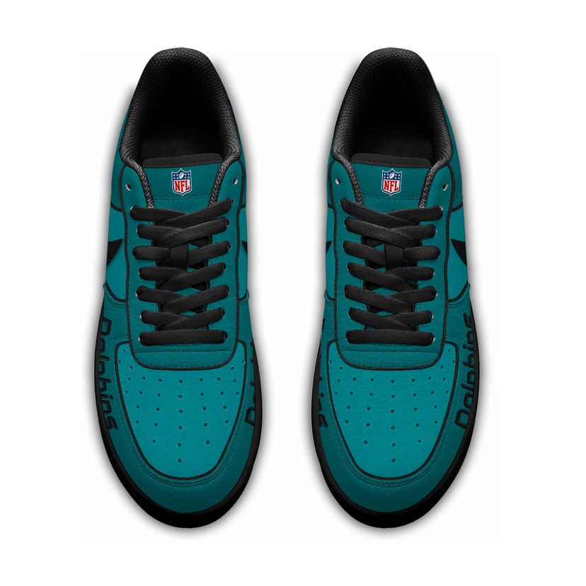 LIMITED EDITION - NEW CUSTOMIZED NFL19 MDP MM DOLPHINS AF1 SNEAKERS