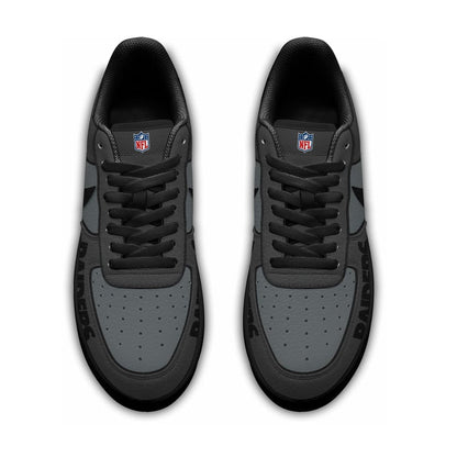LIMITED EDITION - NEW CUSTOMIZED NFL07 LVR LV RAIDERS AF1 SNEAKERS