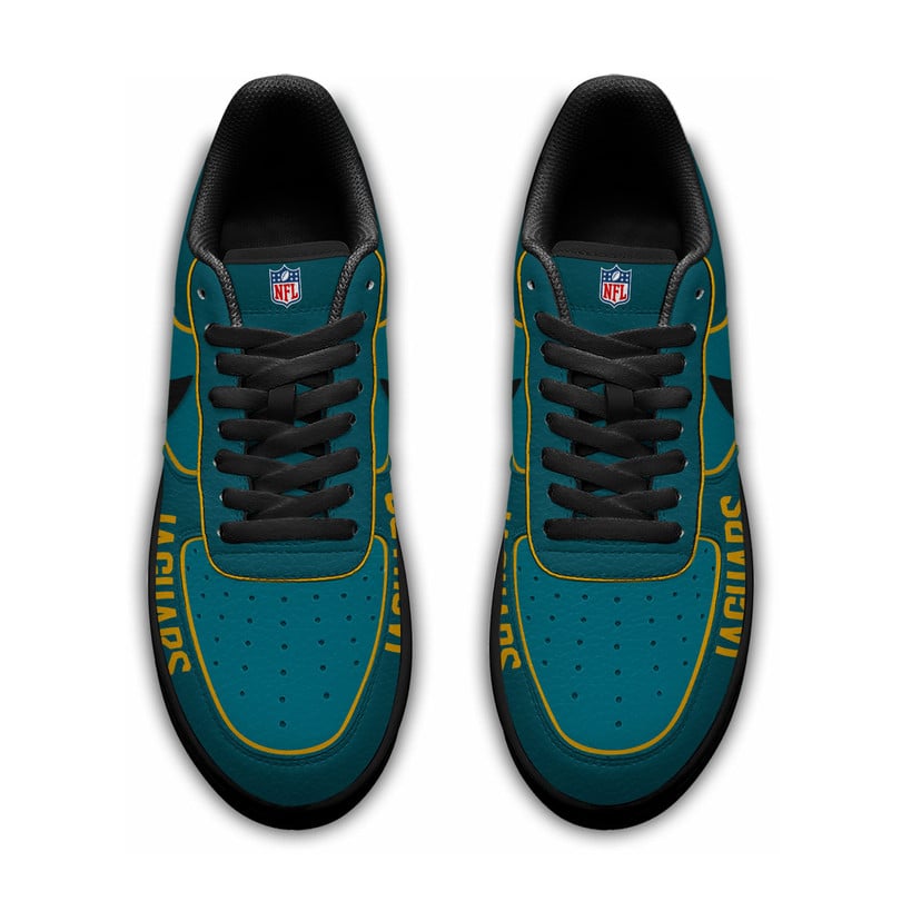 LIMITED EDITION - NEW CUSTOMIZED NFL30 JSJ JS JAGUARS AF1 SNEAKERS