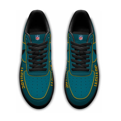 LIMITED EDITION - NEW CUSTOMIZED NFL30 JSJ JS JAGUARS AF1 SNEAKERS