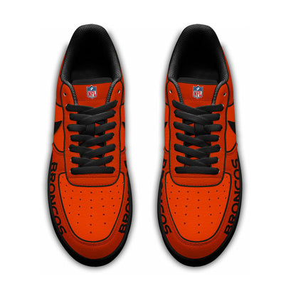 LIMITED EDITION - NEW CUSTOMIZED NFL13 DVB DV BRONCOS AF1 SNEAKERS