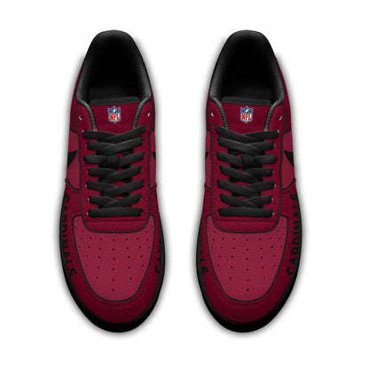 LIMITED EDITION - NEW CUSTOMIZED NFL20 ARC AR CARDINALS AF1 SNEAKERS