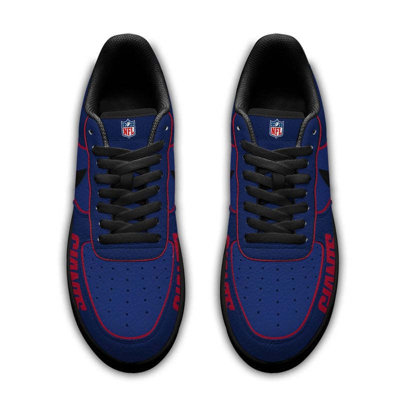 LIMITED EDITION - NEW CUSTOMIZED NFL32 NYG NY GIANTS AF1 SNEAKERS