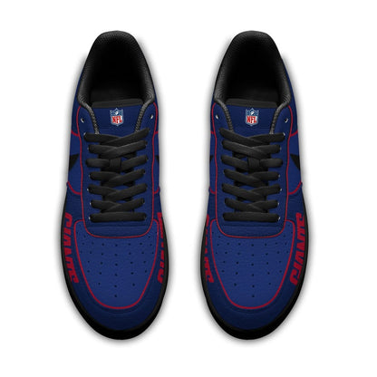 LIMITED EDITION - NEW CUSTOMIZED NFL32 NYG NY GIANTS AF1 SNEAKERS