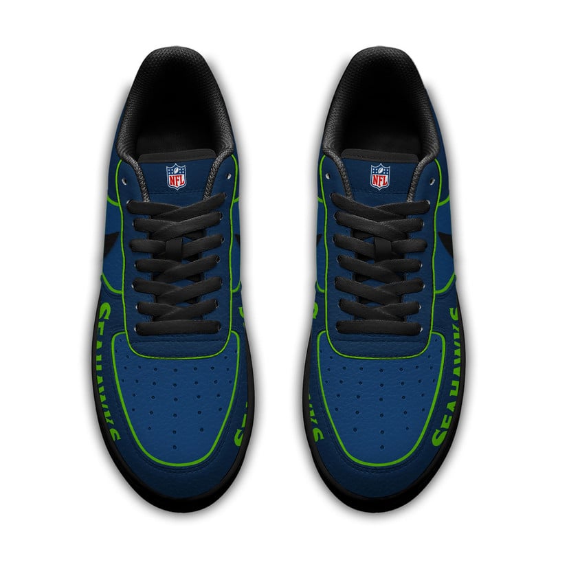 LIMITED EDITION - NEW CUSTOMIZED NFL06 SSH SE SEAHAWKS AF1 SNEAKERS