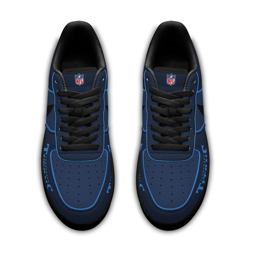 LIMITED EDITION - NEW CUSTOMIZED NFL31 TST TN TITANS AF1 SNEAKERS