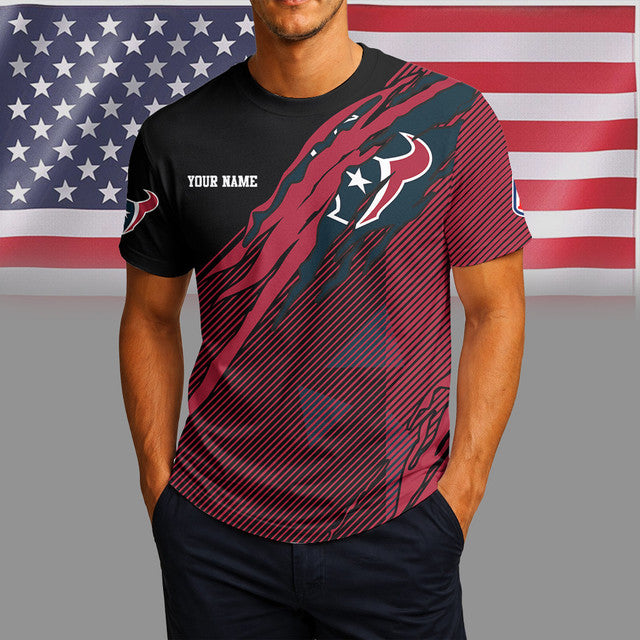 LIMITED EDITION - NEW CUSTOMIZED NFL15 HT TEXANS UNISEX T-SHIRT & POLO