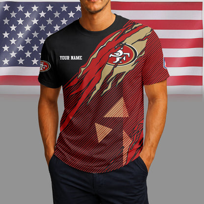 LIMITED EDITION - NEW CUSTOMIZED NFL11 SF49ERS UNISEX T-SHIRT & POLO