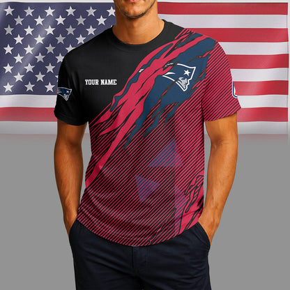 LIMITED EDITION - NEW CUSTOMIZED NFL27 NE PATRIOTS UNISEX T-SHIRT & POLO