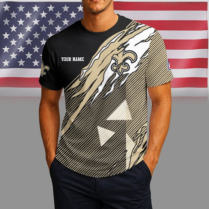 LIMITED EDITION - NEW CUSTOMIZED NFL24 NO SAINTS UNISEX T-SHIRT & POLO