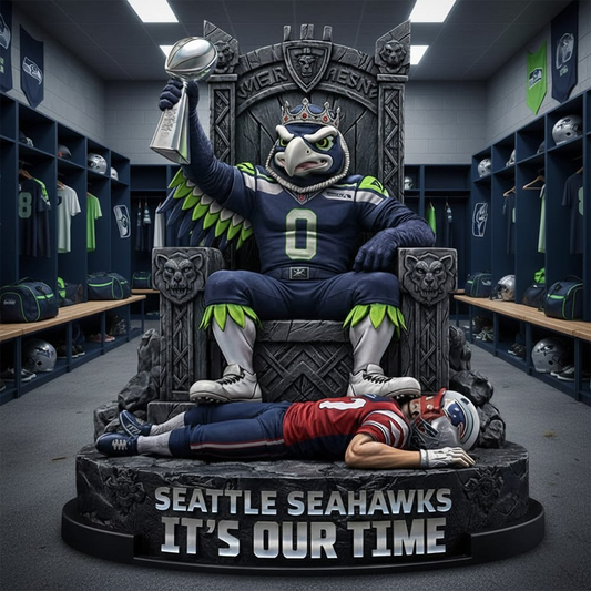 LIMITED EDITION - NEW CUSTOMIZED NFL06 SSH SEATTLE SEAHAWKS CHAMPIONS ACRYLIC BLOCK 26