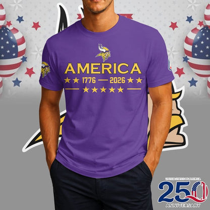 LIMITED EDITION - NEW CUSTOMIZED NFL05 MN VIKINGS UNISEX T-SHIRT, SWEATSHIRT, HOODIE & ZIP HOODIE
