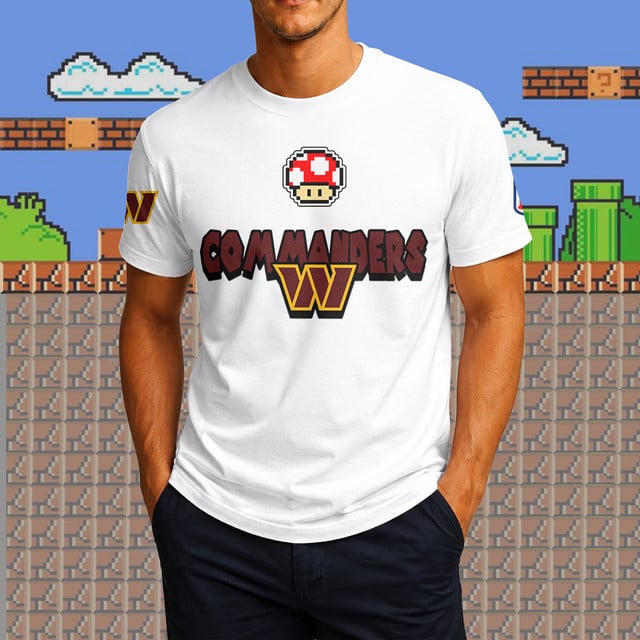 LIMITED EDITION - NEW CUSTOMIZED NFL12 WS COMMANDERS UNISEX T-SHIRT, SWEATSHIRT, HOODIE & ZIP HOODIE