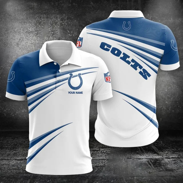 VIRAL EDITION - NEW CUSTOMIZED NFL17 IDC INDIANAPOLIS COLTS POLO, T-SHIRT & SHORT PANTS SET