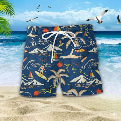 VIRAL EDITION  - NEW CUSTOMIZED NFL17 IDC INDIANAPOLIS COLTS UNISEX INDEPENDENCE DAY HAWAIIAN SHIRT & SHORTS SET