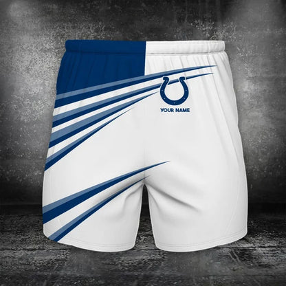 VIRAL EDITION - NEW CUSTOMIZED NFL17 IDC INDIANAPOLIS COLTS POLO, T-SHIRT & SHORT PANTS SET