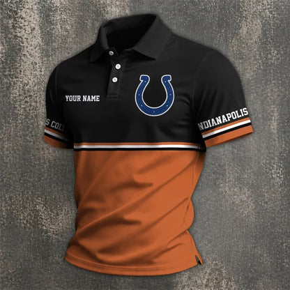 [SPECIAL OFFER] NEW CUSTOMIZED NFL17 IDC INDIANAPOLIS COLTS POLO SHIRT