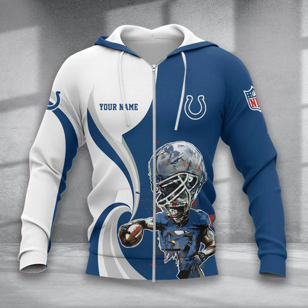 LIMITED EDITION - NEW CUSTOMIZED NFL17 IDC INDIANAPOLIS COLTS T-SHIRT, POLO SHIRT, ZIP POLO SHIRT, SWEATSHIRT, HOODIE & ZIP HOODIE