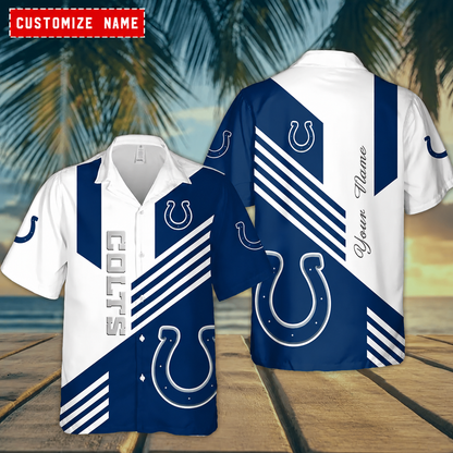 [SPECIAL OFFER] NEW CUSTOMIZED NFL17 IDC INDIANAPOLIS COLTS UNISEX HAWAIIAN SHIRT