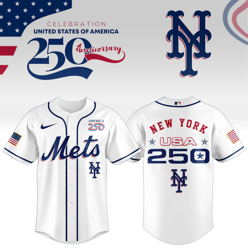 LIMITED EDITION - NEW CUSTOMIZED MLB17 NYM NEW YORK METS BASEBALL JERSEY