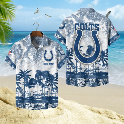 LIMITED EDITION - NEW CUSTOMIZED NFL17 IDC INDIANAPOLIS COLTS UNISEX HAWAIIAN SHIRT