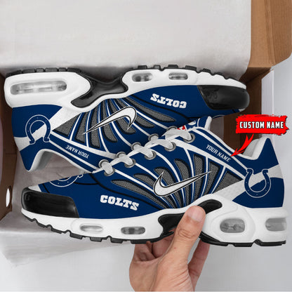 [SPECIAL OFFER] NEW CUSTOMIZED NFL17 IDC INDIANAPOLIS COLTS AIR MAX PLUS SNEAKERS