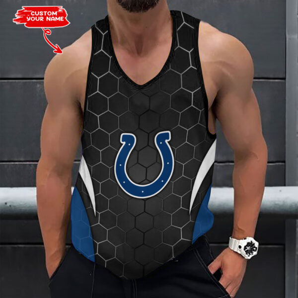 [SPECIAL OFFER] NEW CUSTOMIZED NFL17 IDC INDIANAPOLIS COLTS UNISEX TANK TOP