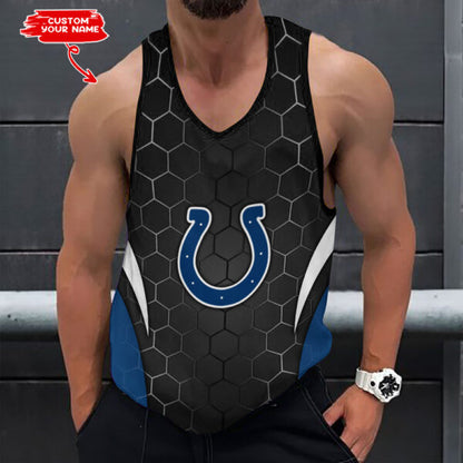 [SPECIAL OFFER] NEW CUSTOMIZED NFL17 IDC INDIANAPOLIS COLTS UNISEX TANK TOP