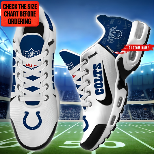 [SPECIAL OFFER] NEW CUSTOMIZED NFL17 IDC INDIANAPOLIS COLTS AIR MAX PLUS SNEAKERS