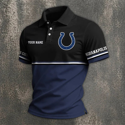 [SPECIAL OFFER] NEW CUSTOMIZED NFL17 IDC INDIANAPOLIS COLTS POLO SHIRT
