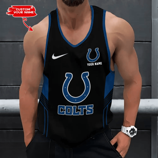 [SPECIAL OFFER] NEW CUSTOMIZED NFL17 IDC INDIANAPOLIS COLTS UNISEX TANK TOP