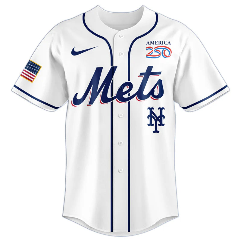 LIMITED EDITION - NEW CUSTOMIZED MLB17 NYM NEW YORK METS BASEBALL JERSEY