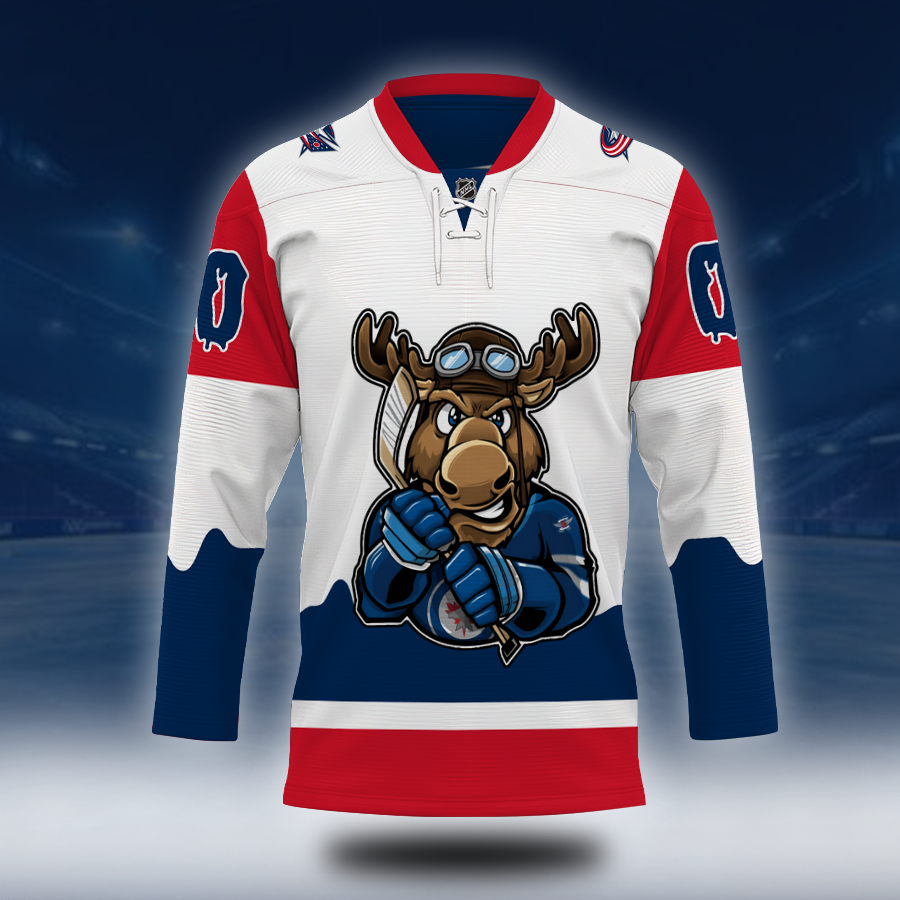 LIMITED EDITION - NEW CUSTOMIZED NHL18 CBJ COLUMBUS BLUE JACKETS UNISEX HOCKEY JERSEY