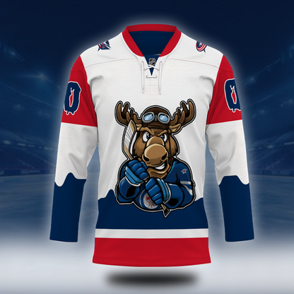 LIMITED EDITION - NEW CUSTOMIZED NHL18 CBJ COLUMBUS BLUE JACKETS UNISEX HOCKEY JERSEY