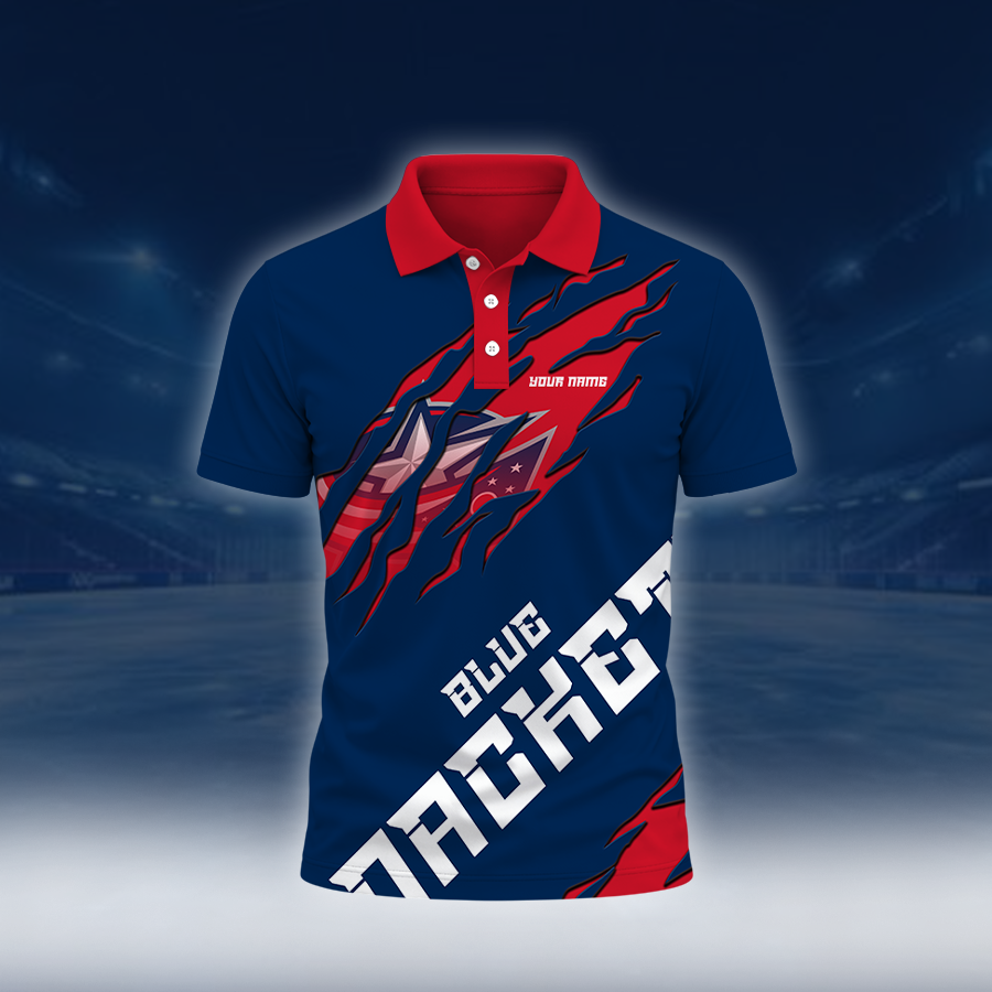 LIMITED EDITION - NEW CUSTOMIZED NHL18 CBJ COLUMBUS BLUE JACKETS UNISEX T-SHIRT, POLO, HOODIE & SWEASHIRTS