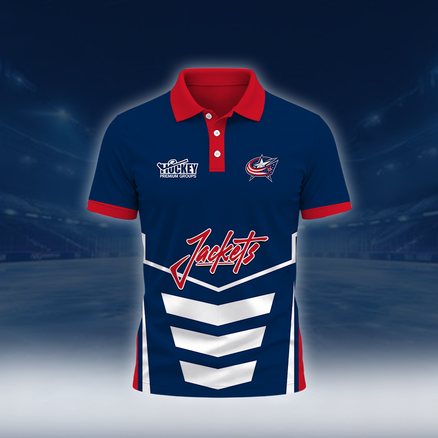LIMITED EDITION - NEW CUSTOMIZED NHL18 CBJ COLUMBUS BLUE JACKETS UNISEX T-SHIRT, POLO, HOODIE & SWEASHIRTS