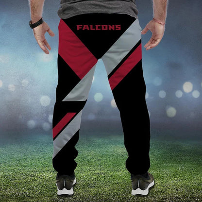 LIMITED EDITION - NEW CUSTOMIZED NFL18 ATF ATLANTA FALCONS SWEATPANTS