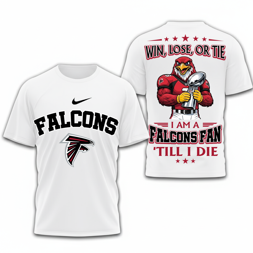 LIMITED EDITION - NEW CUSTOMIZED NFL18 ATF ATLANTA FALCONS UNISEX T-SHIRT, POLO, HOODIE & JACKETS