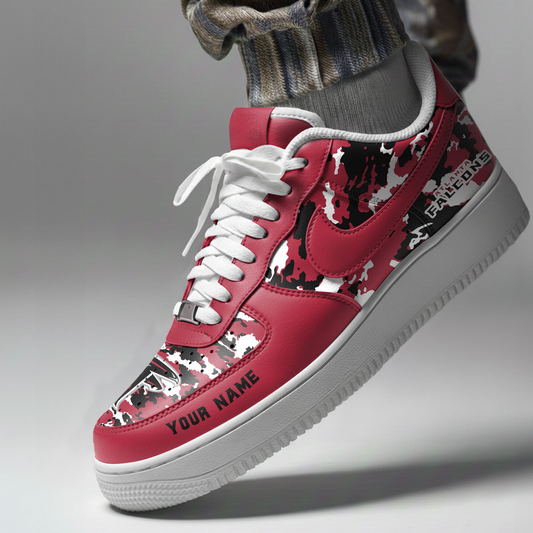LIMITED EDITION - NEW CUSTOMIZED NFL18 ATF ATLANTA FALCONS AF1 SNEAKERS