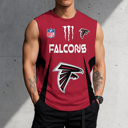 LIMITED EDITION - NEW CUSTOMIZED NFL18 ATF ATLANTA FALCONS MEN'S GYM SHIRT