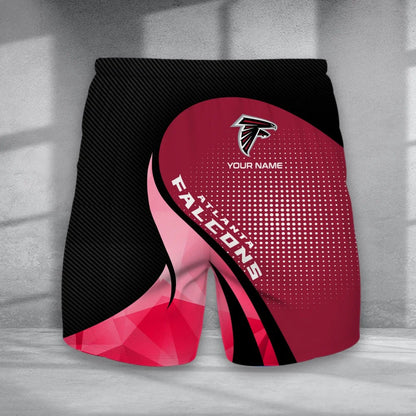 LIMITED EDITION - NEW CUSTOMIZED NFL18 ATF ATLANTA FALCONS POLO, T-SHIRT & SHORT PANTS SET