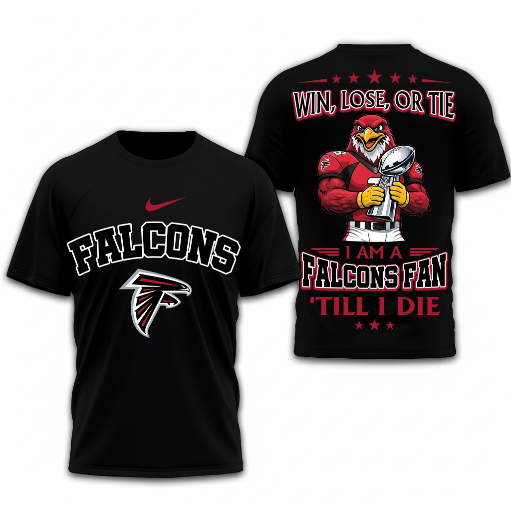 LIMITED EDITION - NEW CUSTOMIZED NFL18 ATF ATLANTA FALCONS UNISEX T-SHIRT, POLO, HOODIE & JACKETS