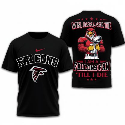 LIMITED EDITION - NEW CUSTOMIZED NFL18 ATF ATLANTA FALCONS UNISEX T-SHIRT, POLO, HOODIE & JACKETS