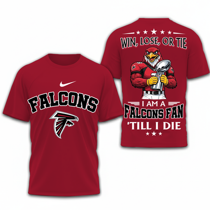 LIMITED EDITION - NEW CUSTOMIZED NFL18 ATF ATLANTA FALCONS UNISEX T-SHIRT, POLO, HOODIE & JACKETS