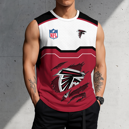 LIMITED EDITION - NEW CUSTOMIZED NFL18 ATF ATLANTA FALCONS MEN'S GYM SHIRT