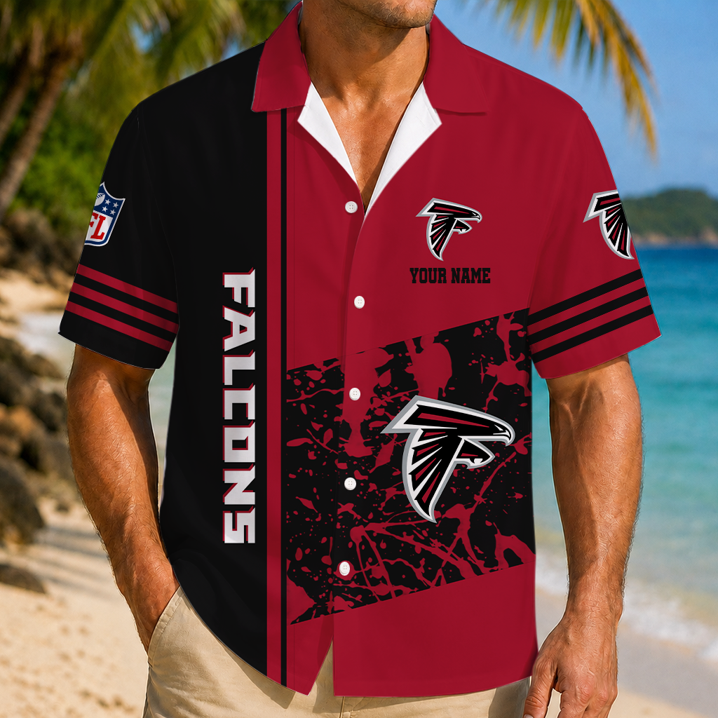LIMITED EDITION - NEW CUSTOMIZED NFL18 ATF ATLANTA FALCONS UNISEX HAWAIIAN SHIRT